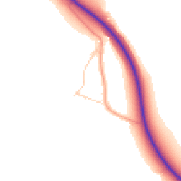 Daytime road noise heatmap for CB7 5RS