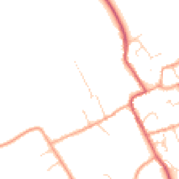 Daytime road noise heatmap for CB7 5SE