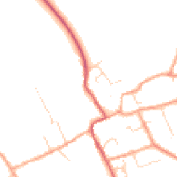 Daytime road noise heatmap for CB7 5SF