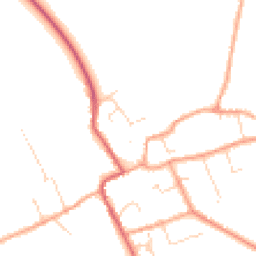 Daytime road noise heatmap for CB7 5SQ
