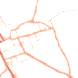 Daytime road noise heatmap for CB7 5SU