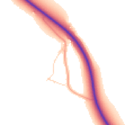 Daytime road noise heatmap for CB7 5TL