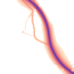 Daytime road noise heatmap for CB7 5TP