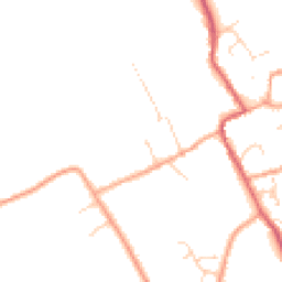 Daytime road noise heatmap for CB7 5UU