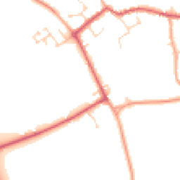 Daytime road noise heatmap for CB7 5WS