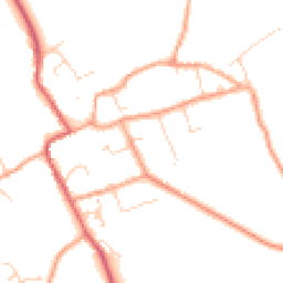Daytime road noise heatmap for CB7 5WY