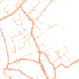 Daytime road noise heatmap for CB7 5XB