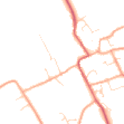 Daytime road noise heatmap for CB7 5ZB