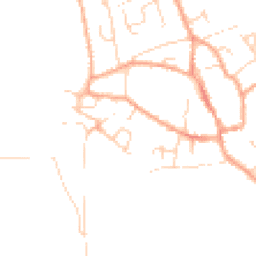Daytime road noise heatmap for CB7 5ZJ