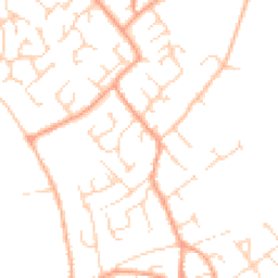 Daytime road noise heatmap for CB7 5ZN