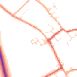 Daytime road noise heatmap for CB7 6AP