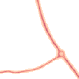 Night-time road noise heatmap for CB7 6AU