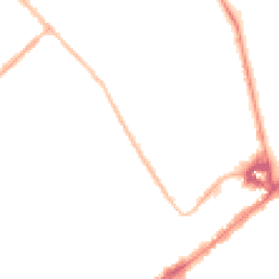 Night-time road noise heatmap for CB8 0AA