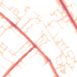 Daytime road noise heatmap for CB8 0AD