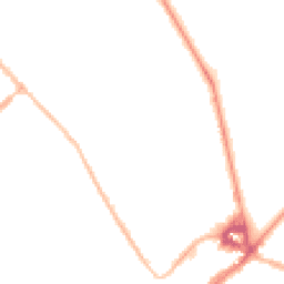 Night-time road noise heatmap for CB8 0BB