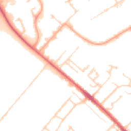 Daytime road noise heatmap for CB8 0BD