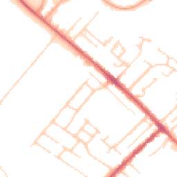 Daytime road noise heatmap for CB8 0BS