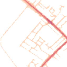 Daytime road noise heatmap for CB8 0DA