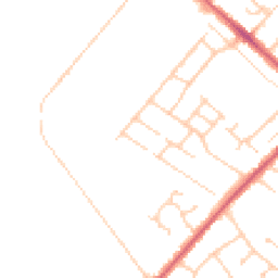 Daytime road noise heatmap for CB8 0DB