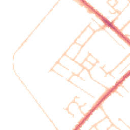 Daytime road noise heatmap for CB8 0DD