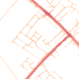 Daytime road noise heatmap for CB8 0DF