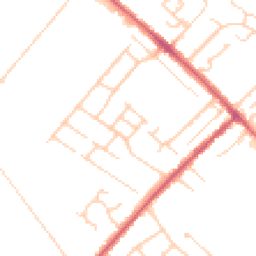 Daytime road noise heatmap for CB8 0DG
