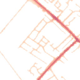 Daytime road noise heatmap for CB8 0DH