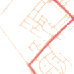 Daytime road noise heatmap for CB8 0DP
