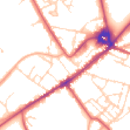 Daytime road noise heatmap for CB8 0HN