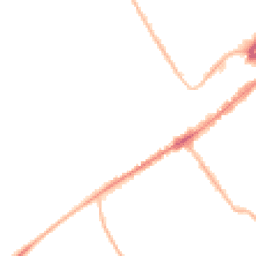 Night-time road noise heatmap for CB8 0LD