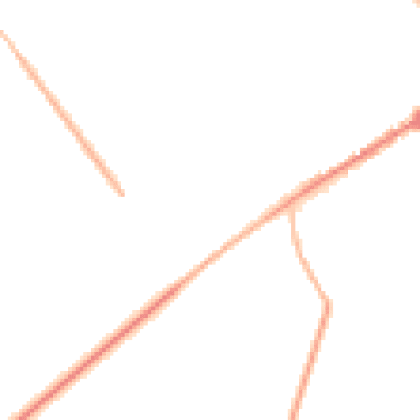 Night-time road noise heatmap for CB8 0NE