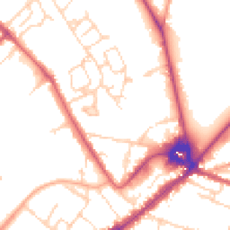 Daytime road noise heatmap for CB8 0QZ