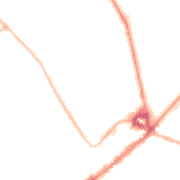 Night-time road noise heatmap for CB8 0QZ