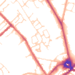 Daytime road noise heatmap for CB8 0ST