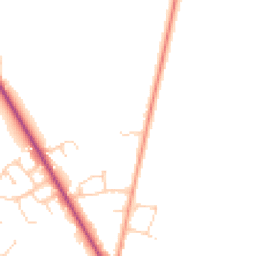 Daytime road noise heatmap for CB8 7DL