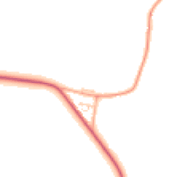 Daytime road noise heatmap for CB8 7FG