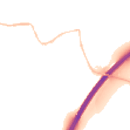 Night-time road noise heatmap for CB8 7HF