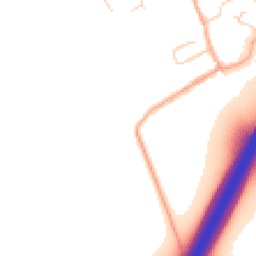 Daytime road noise heatmap for CB8 7HW