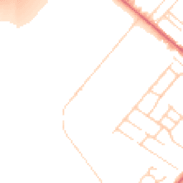 Daytime road noise heatmap for CB8 7JQ