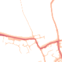 Daytime road noise heatmap for CB8 7JS