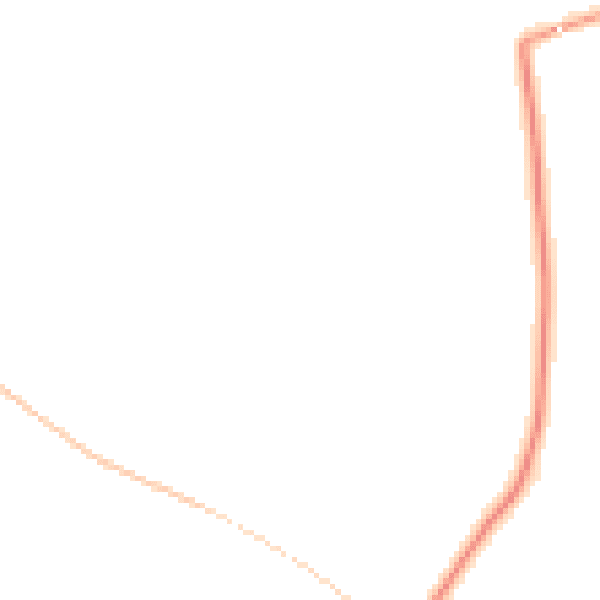 Daytime road noise heatmap for CB8 7NH