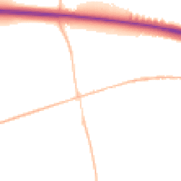 Night-time road noise heatmap for CB8 7PP