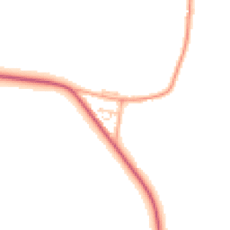 Daytime road noise heatmap for CB8 7QG