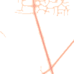 Daytime road noise heatmap for CB8 7QP
