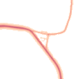 Daytime road noise heatmap for CB8 7QQ