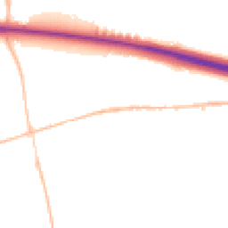 Night-time road noise heatmap for CB8 7RE