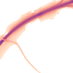 Night-time road noise heatmap for CB8 7RX