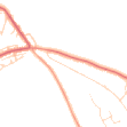 Daytime road noise heatmap for CB8 8AN