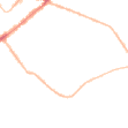 Night-time road noise heatmap for CB8 8GQ