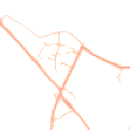 Daytime road noise heatmap for CB8 8GW